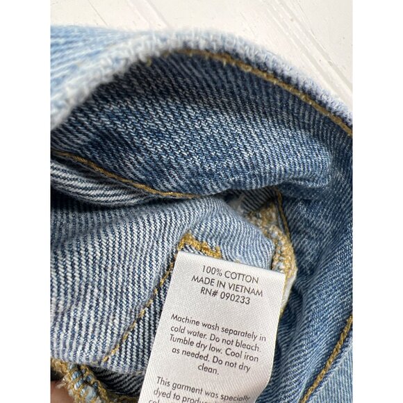 Pacsun Mens Slim Taper Patchwork Jeans Size 31x32 Blue Denim - Picture 8 of 11